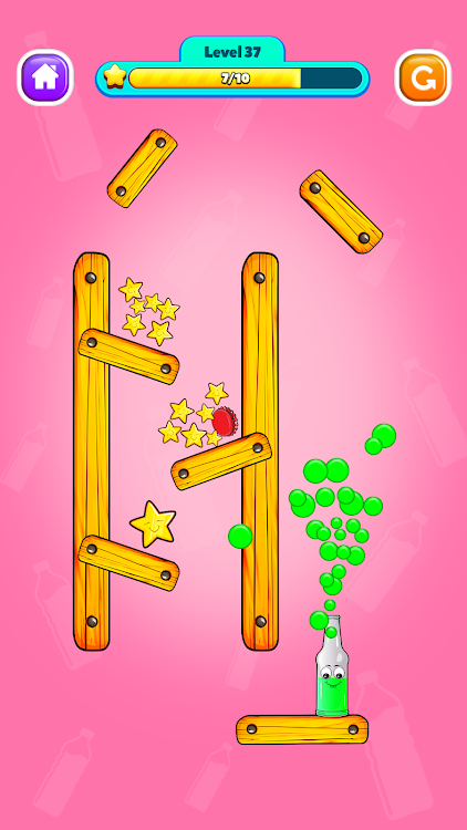 #9. Bottle Flip : Jump & 3D Tap (Android) By: Eagledevsoft