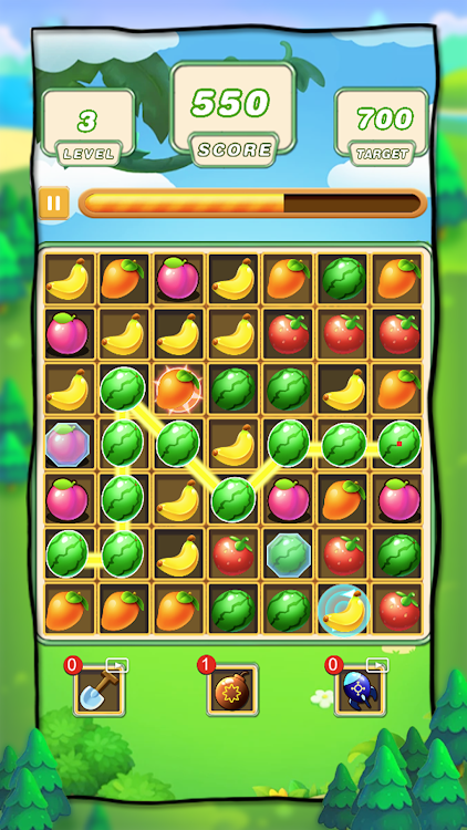 #4. Fruit Frolic (Android) By: Nineteen Devs