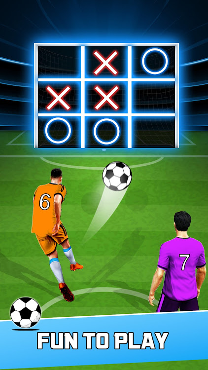 #4. Tic Tac Toe- XOXO Football 3D (Android) By: Casihyp Games Studio