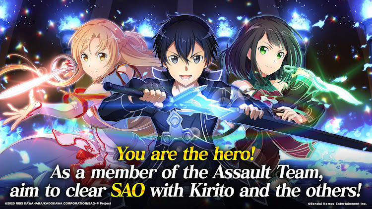 #7. SAO Integral Factor - MMORPG (Android) By: Bandai Namco Entertainment Inc.