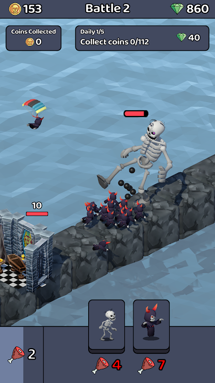 #2. Monster Siege (Android) By: Funny Hobos