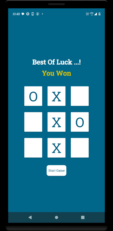 #7. Tic Tac Toe (Online) (Android) By: Sayan Mondal