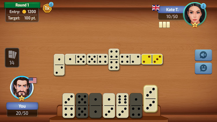 #6. Domino Rivals - Board game (Android) By: ZiMAD