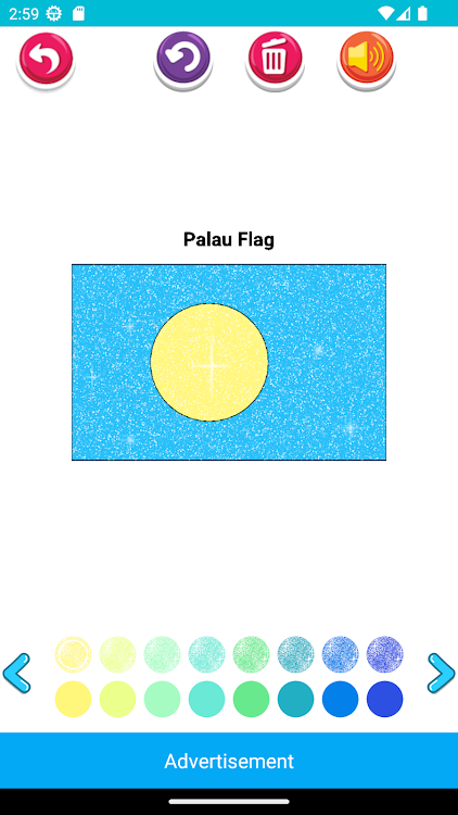 #7. Coloring Oceania Flags (Android) By: Nurlaela