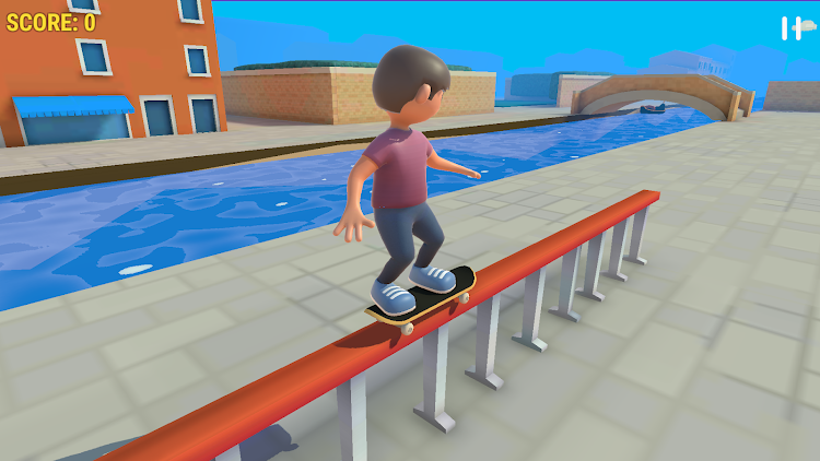 #3. Skate King: Skateboard Stunts (Android) By: SJI Games