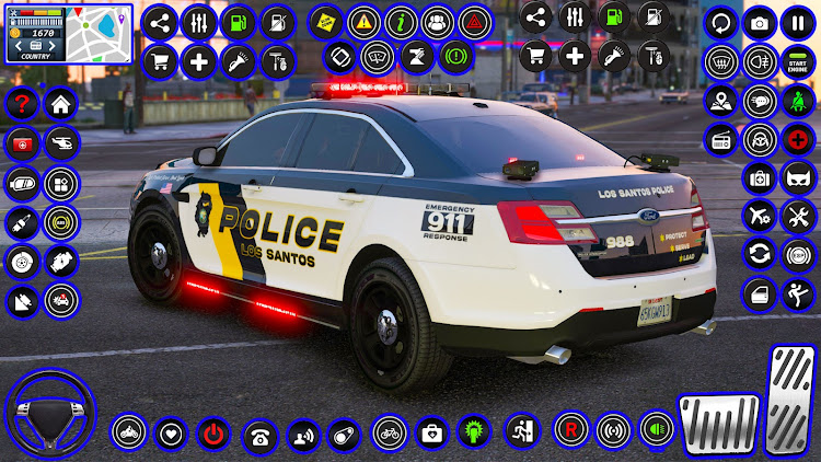 #5. Police Car Chase : Chor Police (Android) By: The Dream Reveal