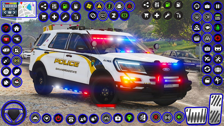 #9. Police Car Chase : Chor Police (Android) By: The Dream Reveal