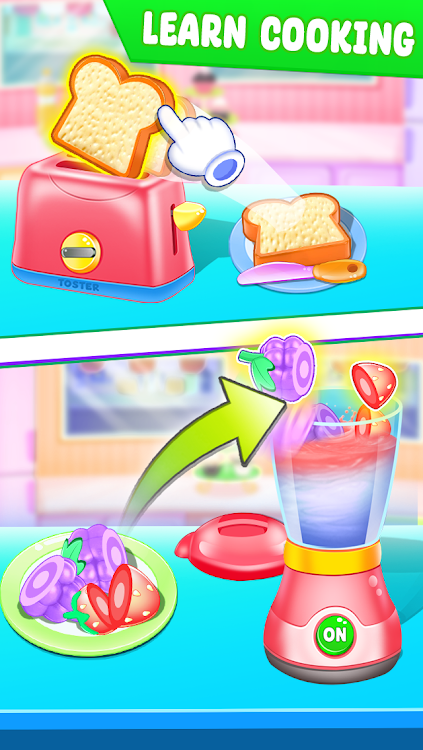 #3. Kitchen Set - Toy Cooking Game (Android) By: rsapps