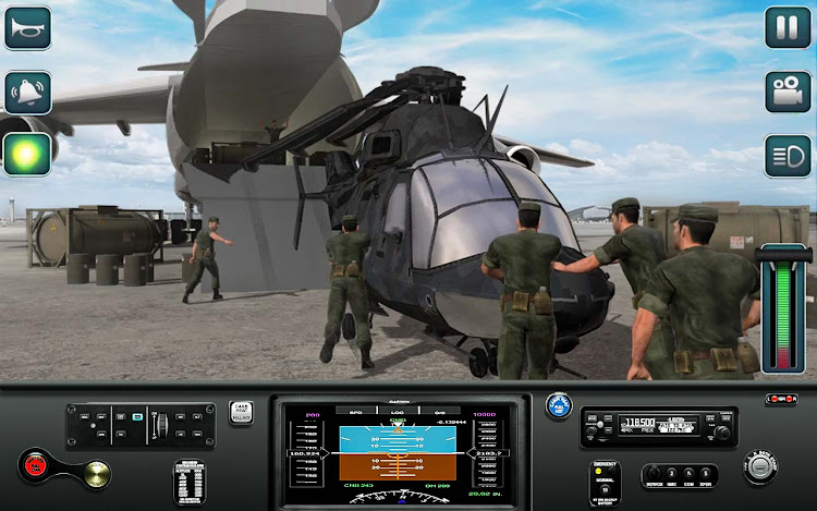 #3. Army Helicopter Transport Game (Android) By: Barracuda Games - Good Shooting and Action Games