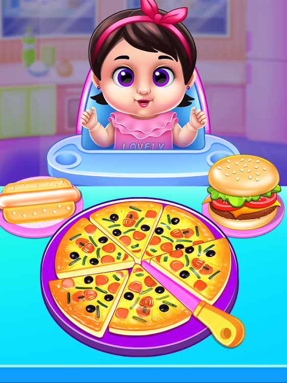 #9. Kitchen Set - Toy Cooking Game (Android) By: rsapps