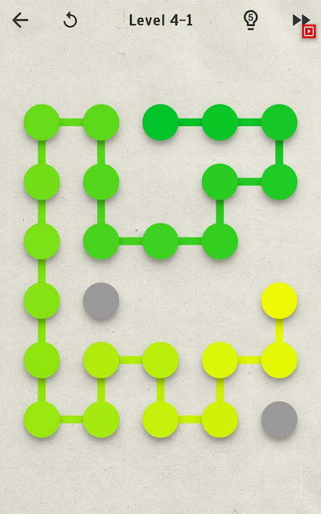 #4. Fill One Line - Color Puzzle G (Android) By: Spica Game Studio