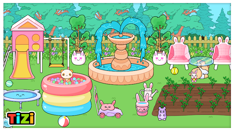 #6. Tizi Dolls: Kawaii Home Design (Android) By: Tizi Town Games