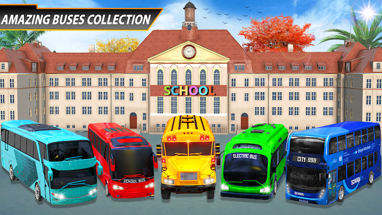 #6. City School Bus Driving Sim 3D (Android) By: Innova8 Games