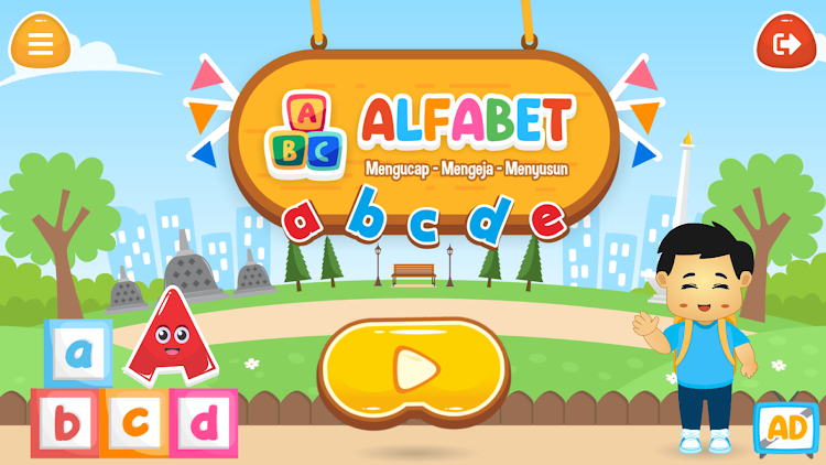 #9. Belajar Huruf ABC (Android) By: Qreatif