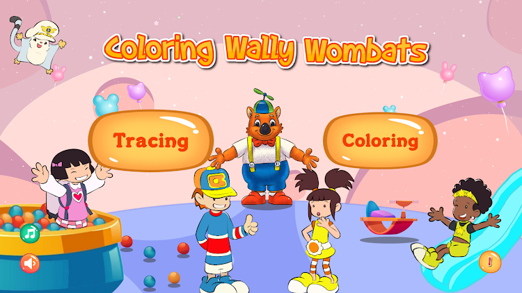 #6. Coloring Wally Wombats (Android) By: Wally Wombats LLC