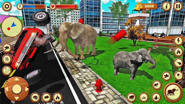 #3. Ultimate Wild Elephant Games (Android) By: One Cent Games