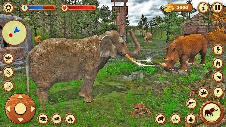 #4. Ultimate Wild Elephant Games (Android) By: One Cent Games