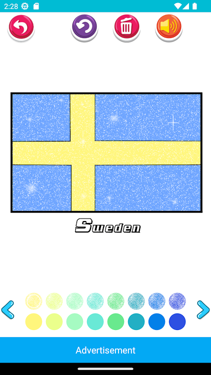 #3. European Flags : Coloring (Android) By: Nurlaela