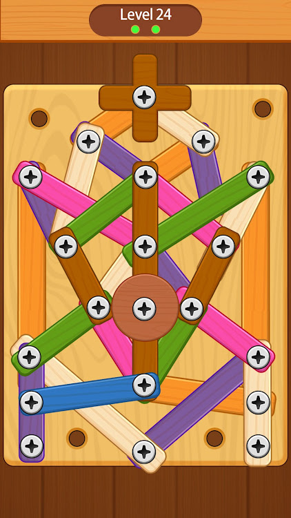 #2. Wood Nuts & Screw Puzzle (Android) By: SunShine Glee