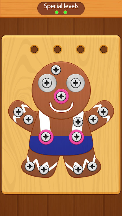 #5. Wood Nuts & Screw Puzzle (Android) By: SunShine Glee