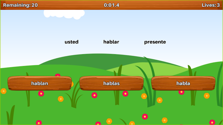 #6. Spanish Verb Conjugation (Android) By: DOMA Games