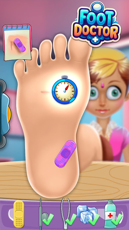 #2. Foot Doctor Game (Android) By: IKMobileGames