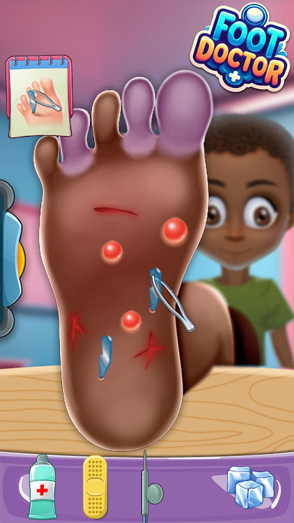 #3. Foot Doctor Game (Android) By: IKMobileGames