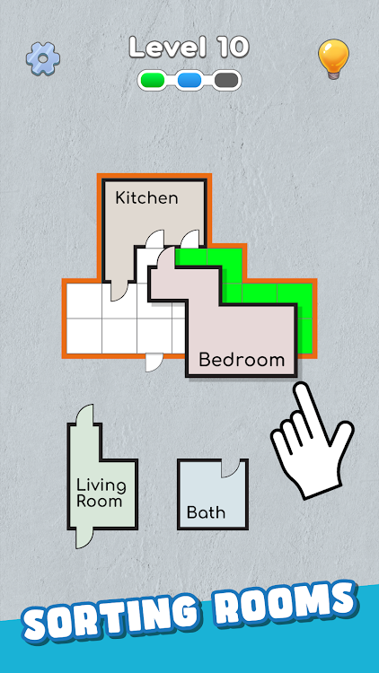 #6. Home Sort: Floor Master Game (Android) By: XTEL., JSC