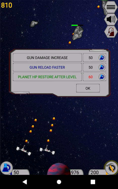 #4. Planet defender full version (Android) By: Hareza