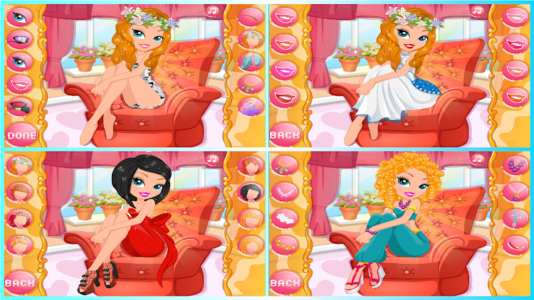 #6. girls games dress up - spa day (Android) By: ghalia games