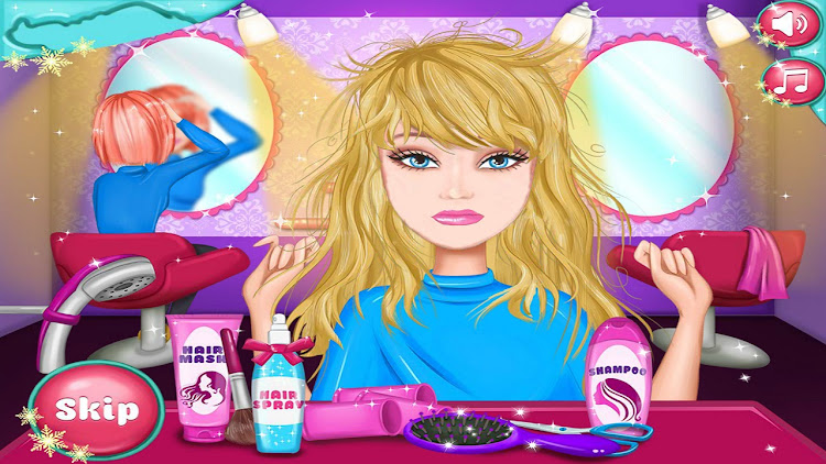 #2. makeover game : Girls games (Android) By: ghalia games