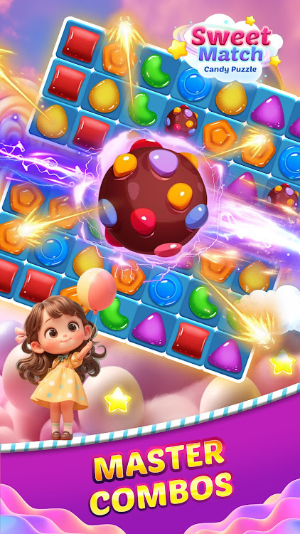 #4. Sweet Sugar: Match 3 Puzzle (Android) By: VSoft Amazing