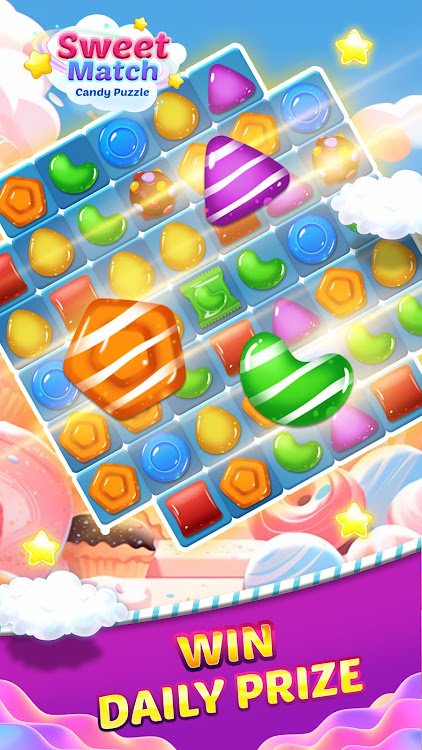 #5. Sweet Sugar: Match 3 Puzzle (Android) By: VSoft Amazing