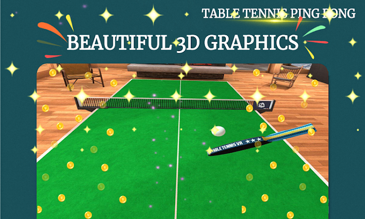 #2. Table Tennis game (Android) By: eric alienor