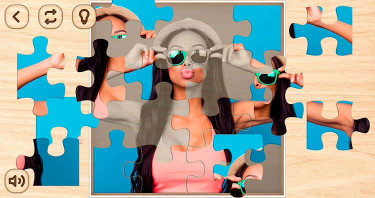 #3. Beautiful Girls Adult Puzzles (Android) By: Selfie Photo Apps