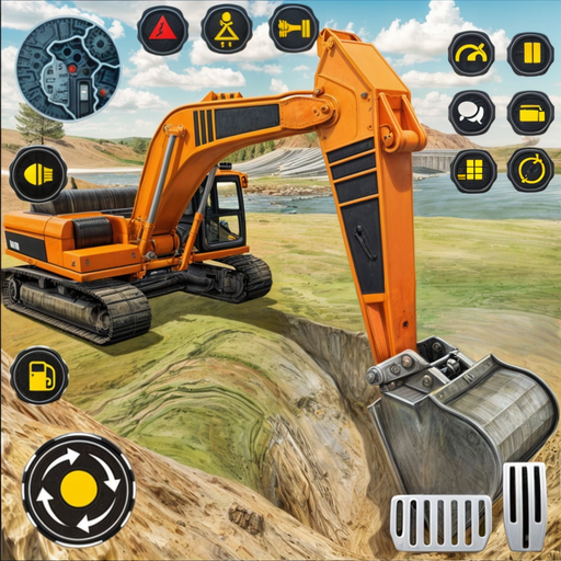 #5. Heavy Excavator Simulator PRO (Android) By: Fazbro