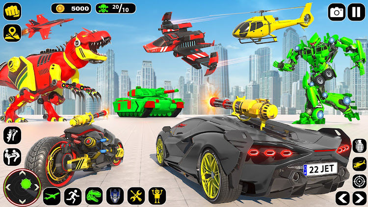 #2. Grand Multi Robot Transform 3D (Android) By: Play Street