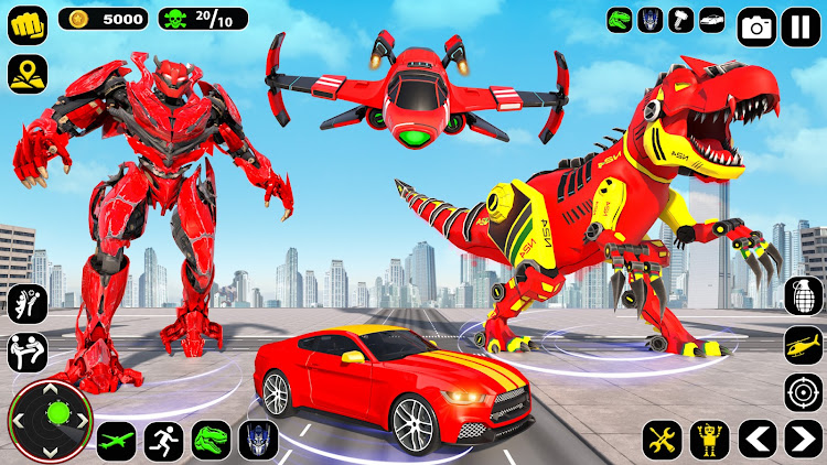 #4. Grand Multi Robot Transform 3D (Android) By: Play Street