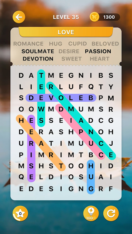 #3. Peace Word Search (Android) By: Hustle Run