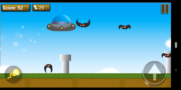 #2. Flying Puppy Adventure (Android) By: XoXo game