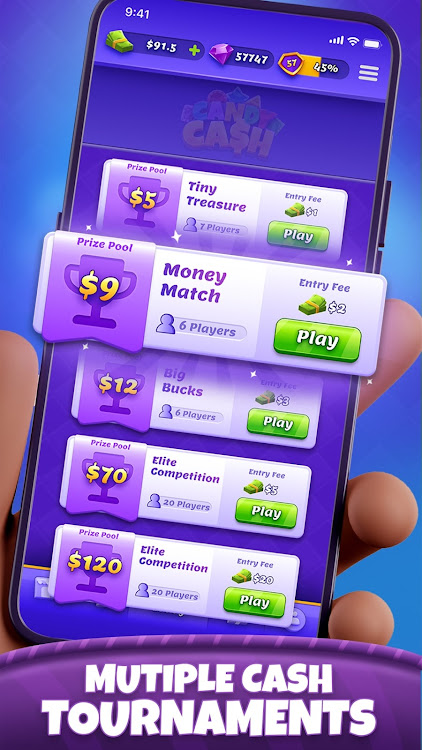 #4. Match Mania - Win Real Cash (Android) By: Playmania LTD