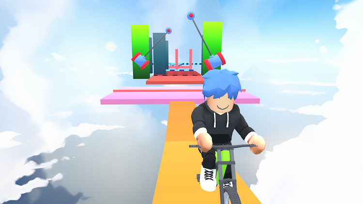 #9. Obby BMX: Bike Challenge (Android) By: Panther Action