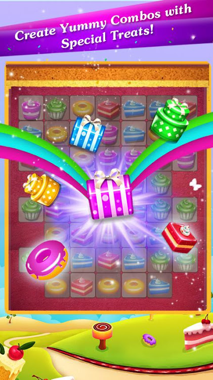 #2. Pastry Mania Match 3 Game (Android) By: Yes Games Studio