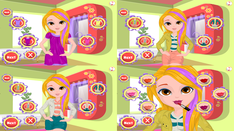 #7. girls hairstyle - dress up day (Android) By: ghalia games