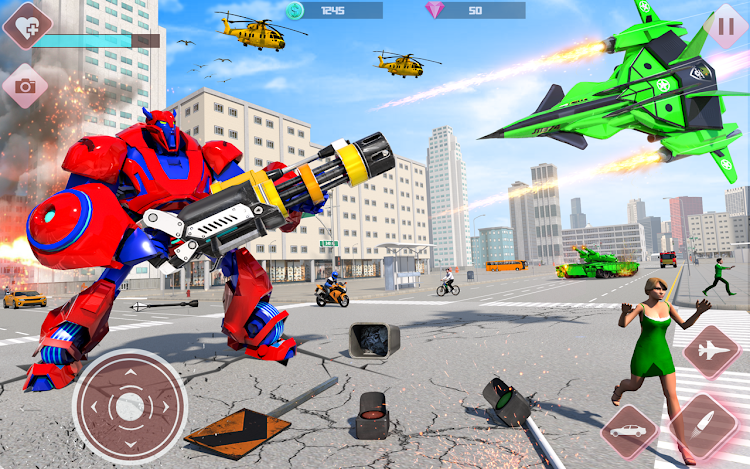 #7. Robot Transform Army Tank War (Android) By: Trendish