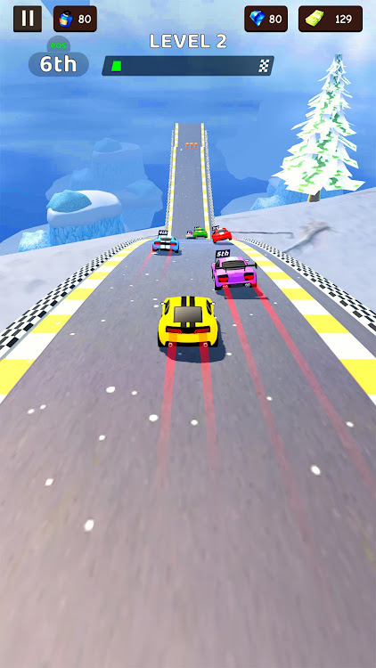 #8. Ramp Car Jumping: Car Stunts (Android) By: Game-Hive Studio