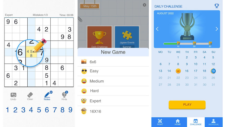 #6. Sudoku-Classic Brain Puzzle (Android) By: Shared Fun