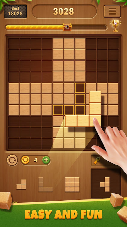 #2. Block Puzzle Wood (Android) By: Apollo Game Studio