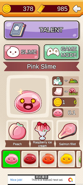 #2. Breeding Slime - coin pusher (Android) By: qiwugames