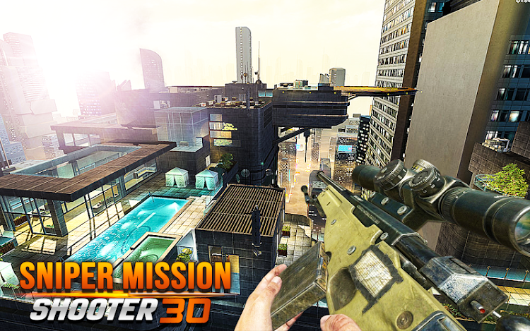 #2. City Sniper 3D Shooting Games (Android) By: skylinkgames